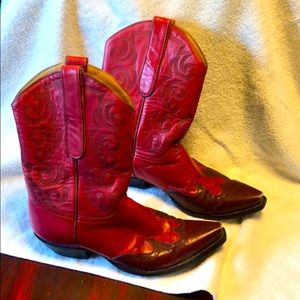 Old Gringo classic red cowboy booties
